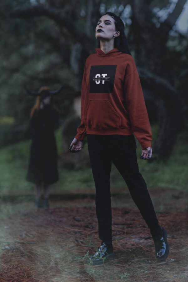 Dark Red Unisex Hoodie