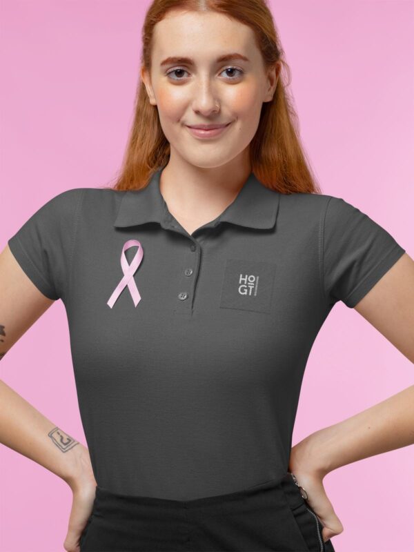 HOGT Polo Shirt - Breast Cancer Awareness - Image 2